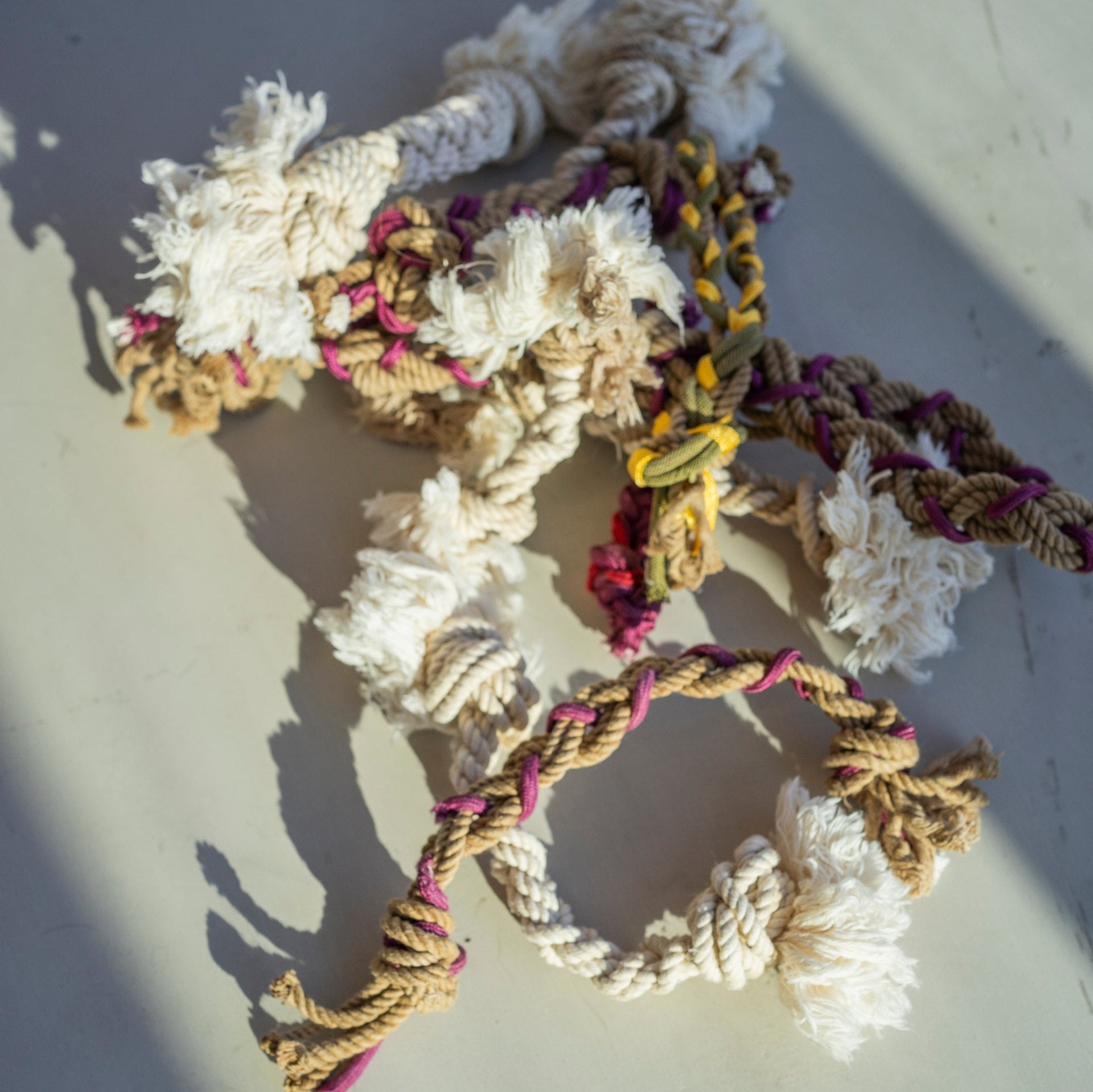 Rope Dog Toy - Made from Recycled Army Tents